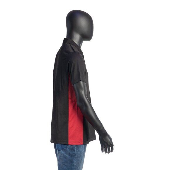 UNISEX POLO ASPIRE, POLO CONTRAST WITH MATCHING MESH - Picture 3 of 7